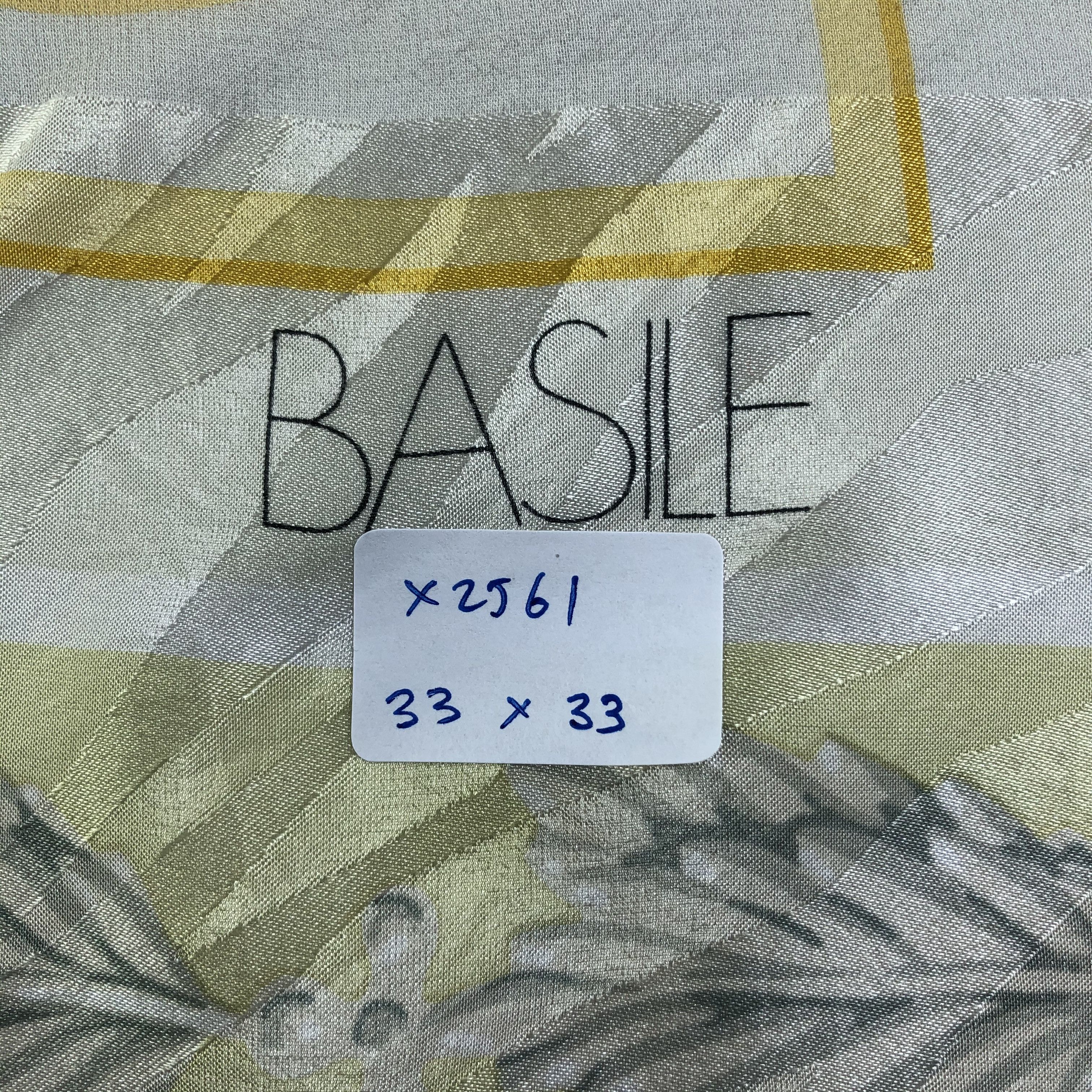 Vintage Vintage Basile Silk Scarf Size ONE SIZE - 7 Thumbnail