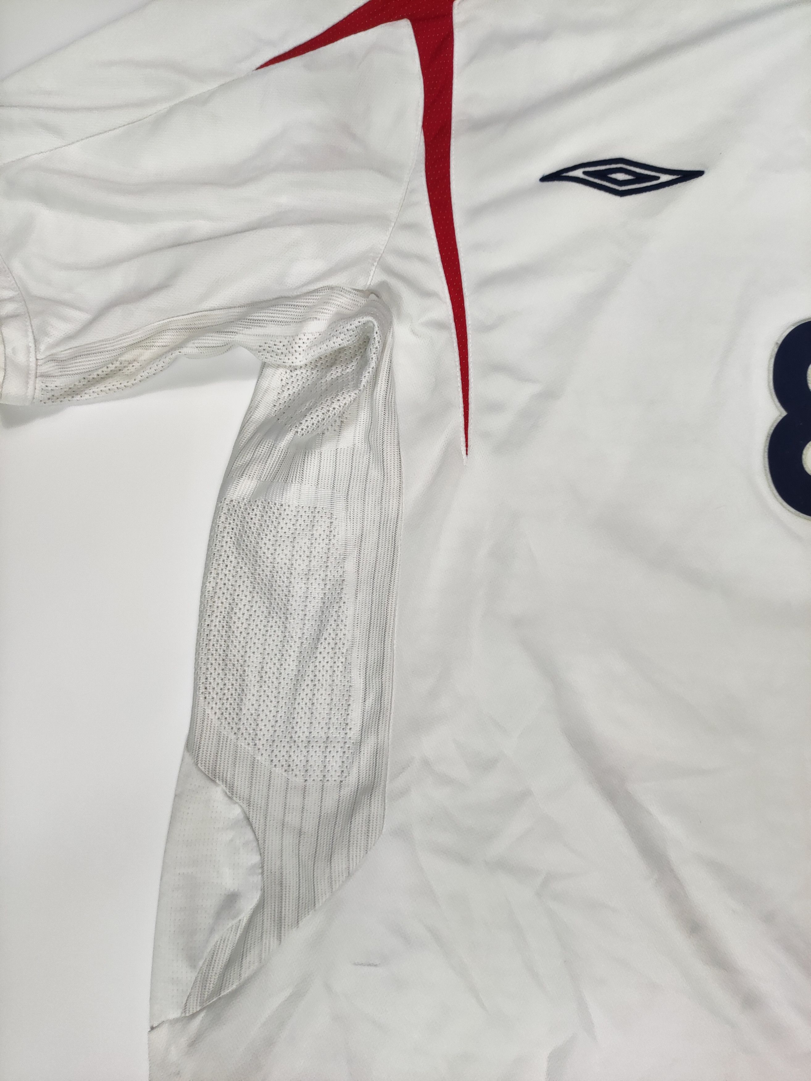 Umbro Lampard #8 England 2006 2007 Umbro Home Shirt Kit Jersey Size US XL / EU 56 / 4 - 12 Thumbnail