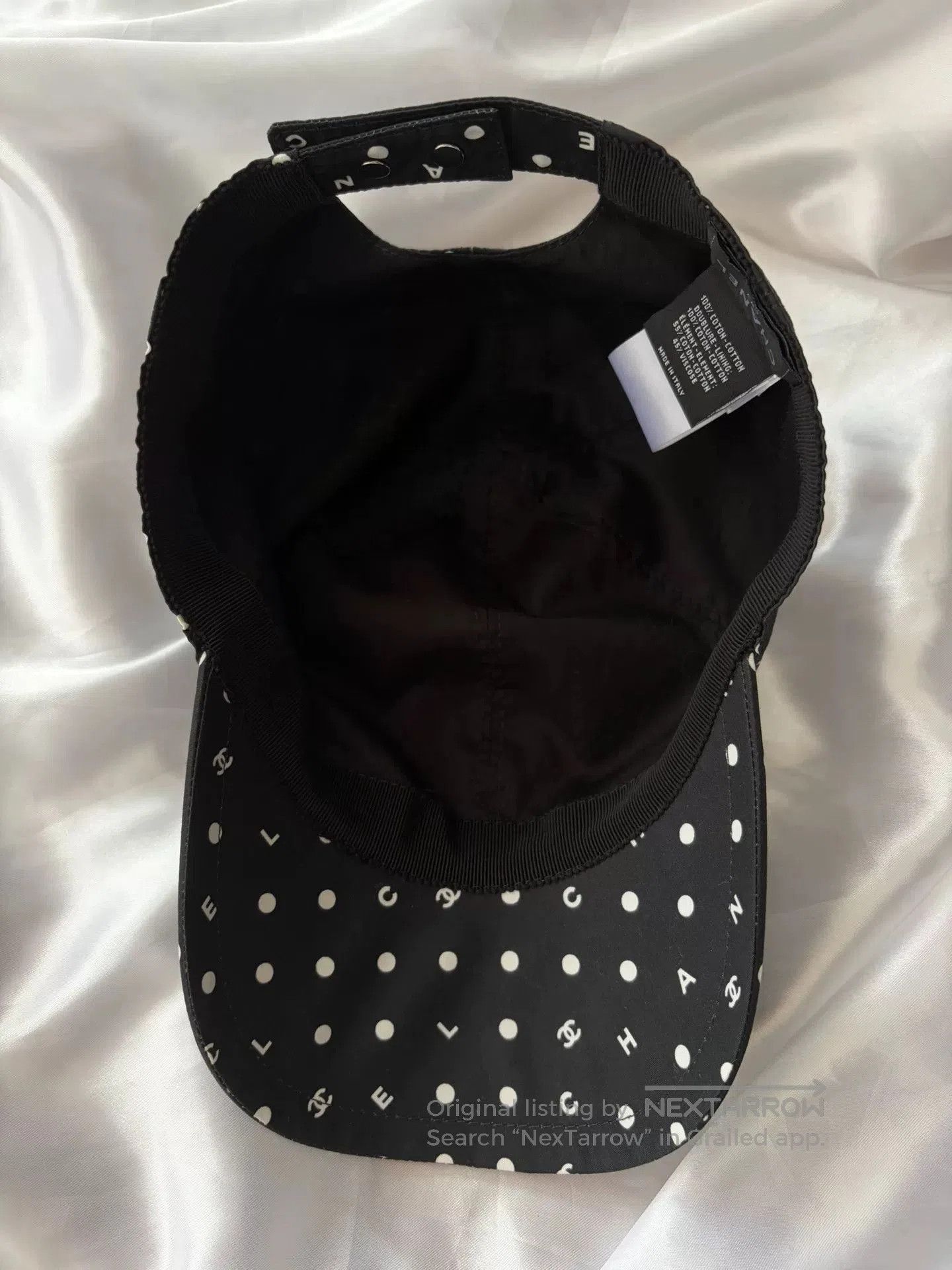Chanel Chanel 24P Polka Dot Logo Baseball Cap. Size ONE SIZE - 2 Thumbnail
