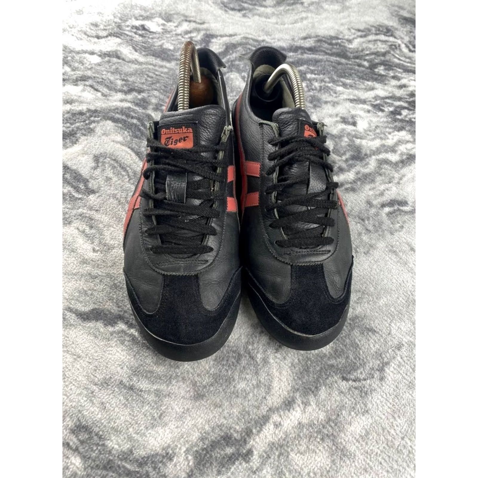 Onitsuka Tiger Onitsuka Tiger Mexico 66 Sneaker Low Black 9.5 Mens Leather Rubber Sole Casual Walking Size US 10 / EU 43 - 2 Thumbnail