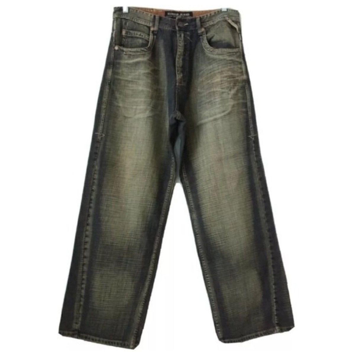 Koman Brown Koman Wide Leg Jeans Size US 36 / EU 52 - 1 Thumbnail
