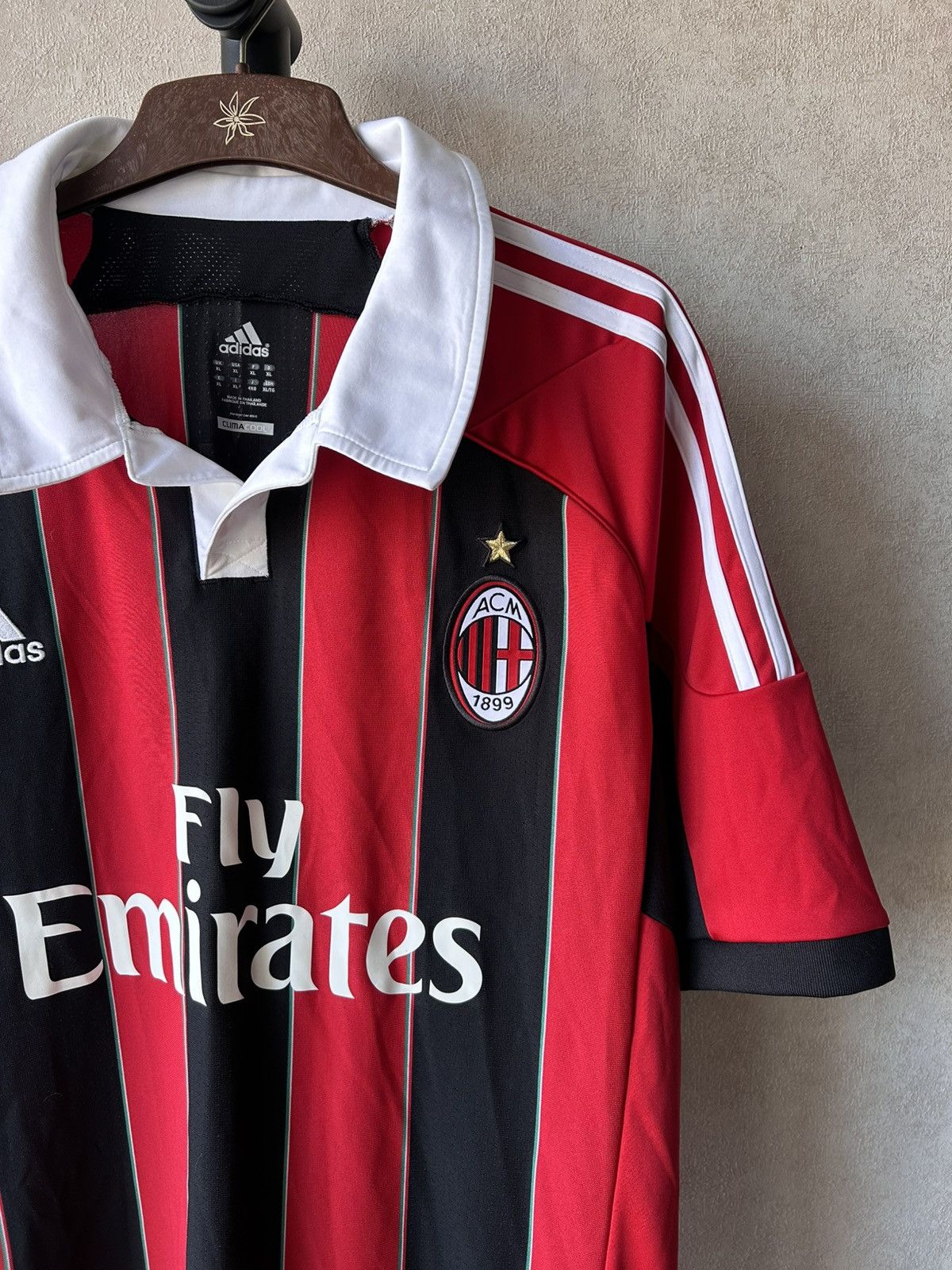 Adidas Y2K AC Milan Romancenko 2012/13 Soccer Jersey Size US XL / EU 56 / 4 - 3 Thumbnail