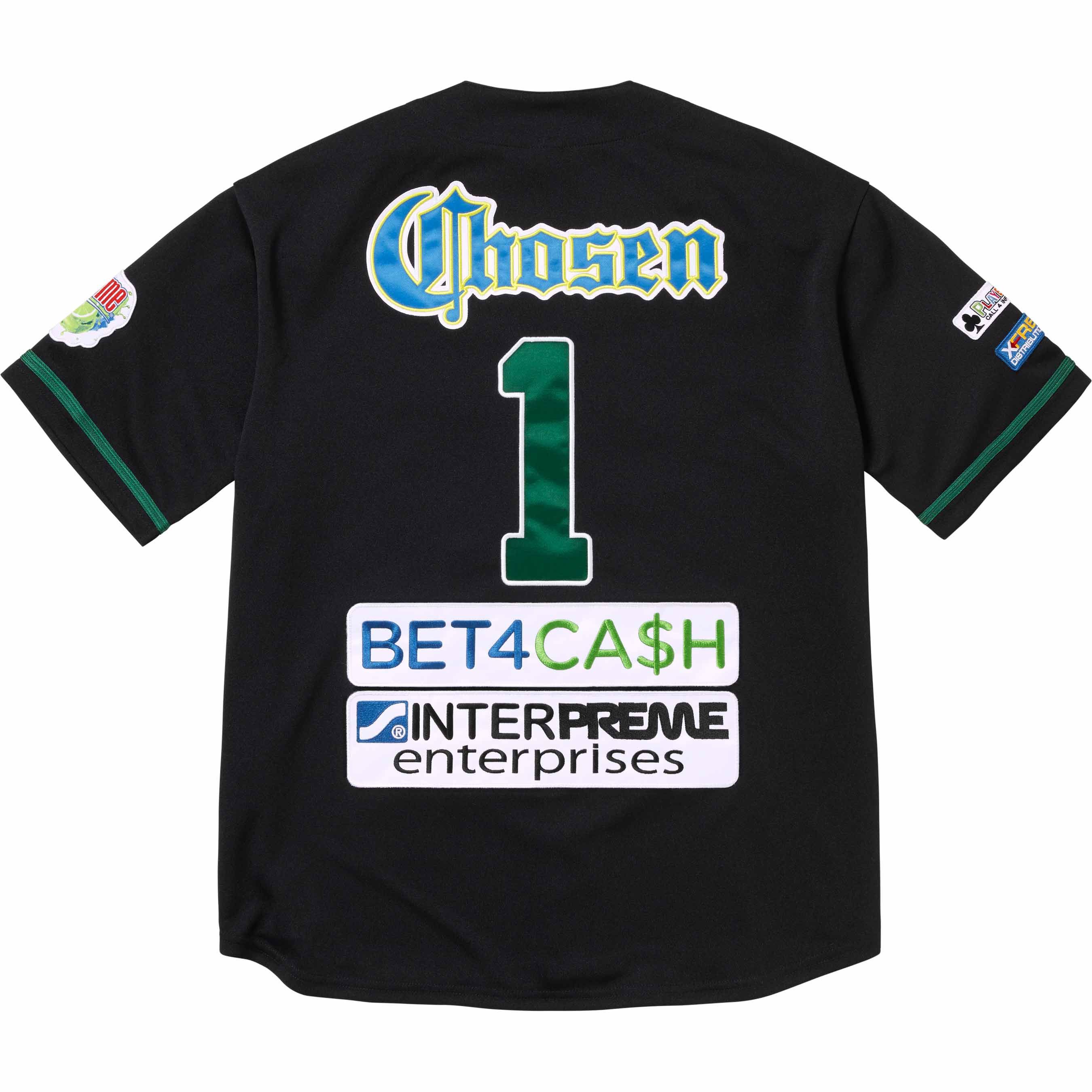 Supreme Supreme Chosen One Baseball Jersey Black Large Size US L / EU 52-54 / 3 - 2 Thumbnail