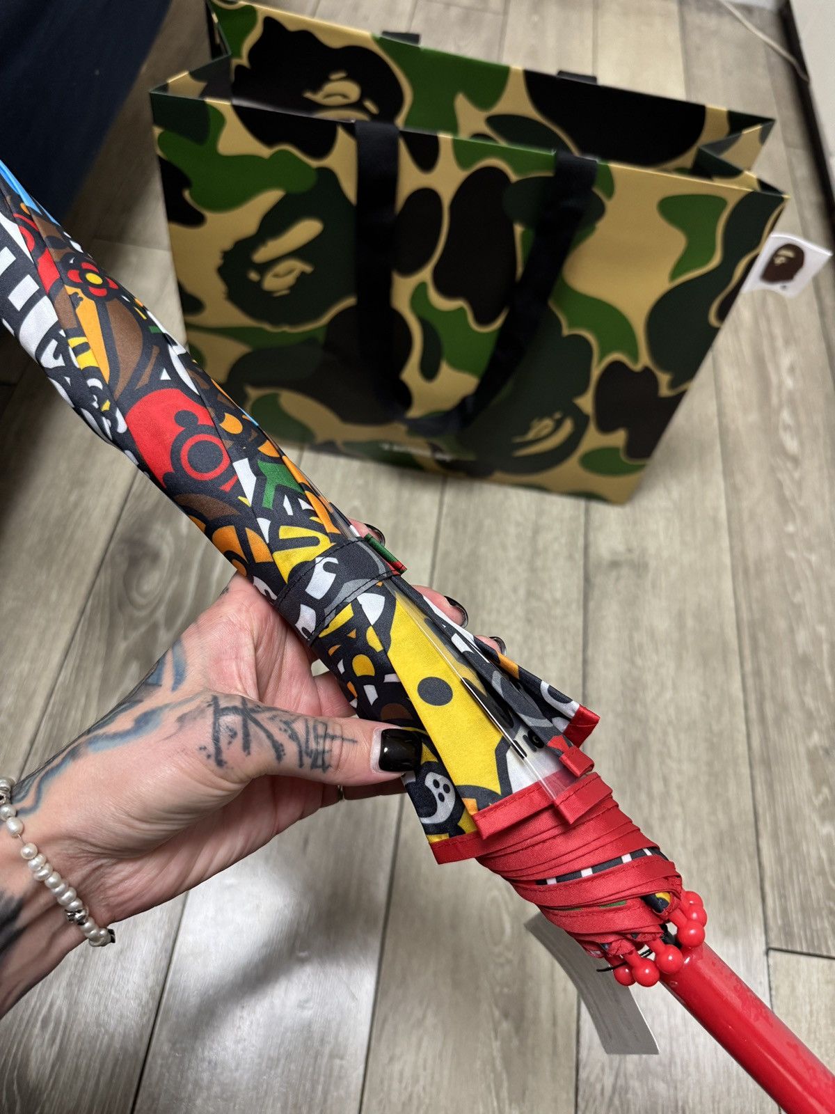 Bape Baby Milo & Friends In Store Exclusive Umbrella Size ONE SIZE - 2 Thumbnail
