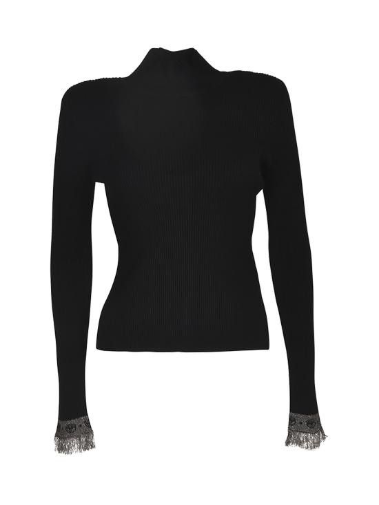 Chiara Ferragni CHIARA FERRAGNI Women Sweater 77CBFN02 CMN72 899 Black Size L / US 10 / IT 46 - 1 Thumbnail