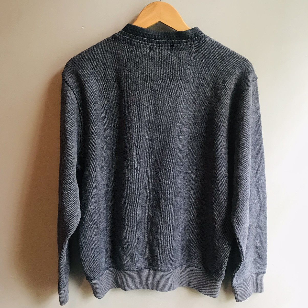 Dunlop × Japanese Brand × Vintage Vintage Dunlop Quarter Zip Rib Sweatshirt Size US L / EU 52-54 / 3 - 6 Thumbnail