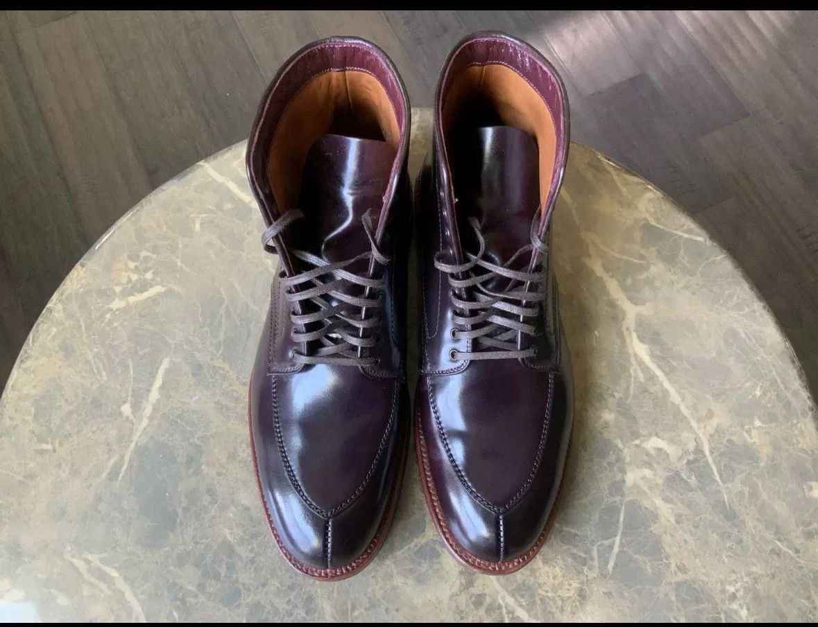 Alden Horsehide V-Tip Boots