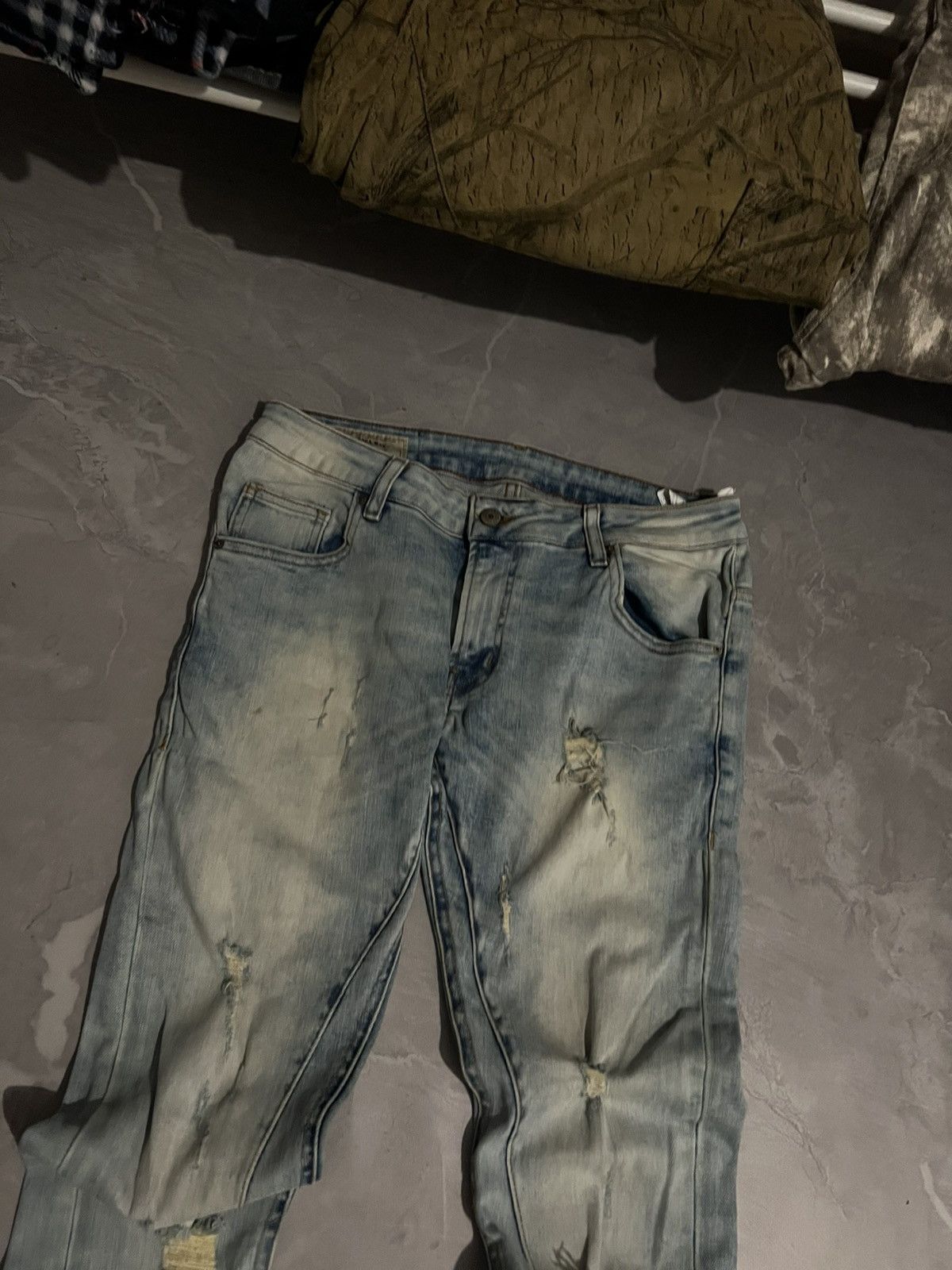 Vintage Vintage Skinny Light Blue Fresh / Balenciaga Style Y2K Size US 30 / EU 46 - 3 Thumbnail