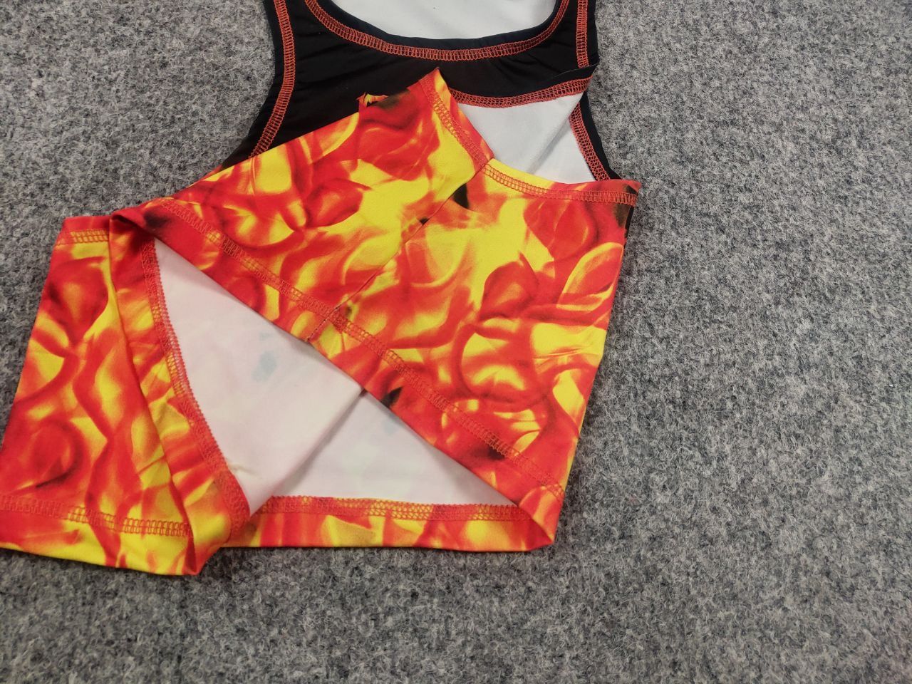 Jaded London Jaded London Design flame Racer Art tank top cropped Size M / US 6-8 / IT 42-44 - 6 Thumbnail