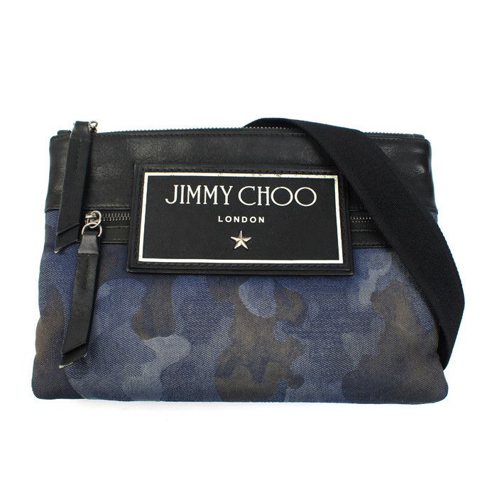 Jimmy Choo Jimmy Choo Jimmy Choo KIMI Denim Shoulder Bag Textile Shoulder Bag KIMI-CDJ-0097 DUTY FREE for USA Size ONE SIZE - 1 Thumbnail