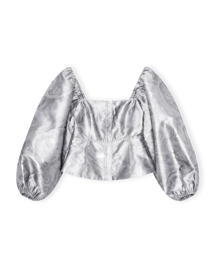 Ganni Ganni Blouse Size L / US 10 / IT 46 - 1 Thumbnail