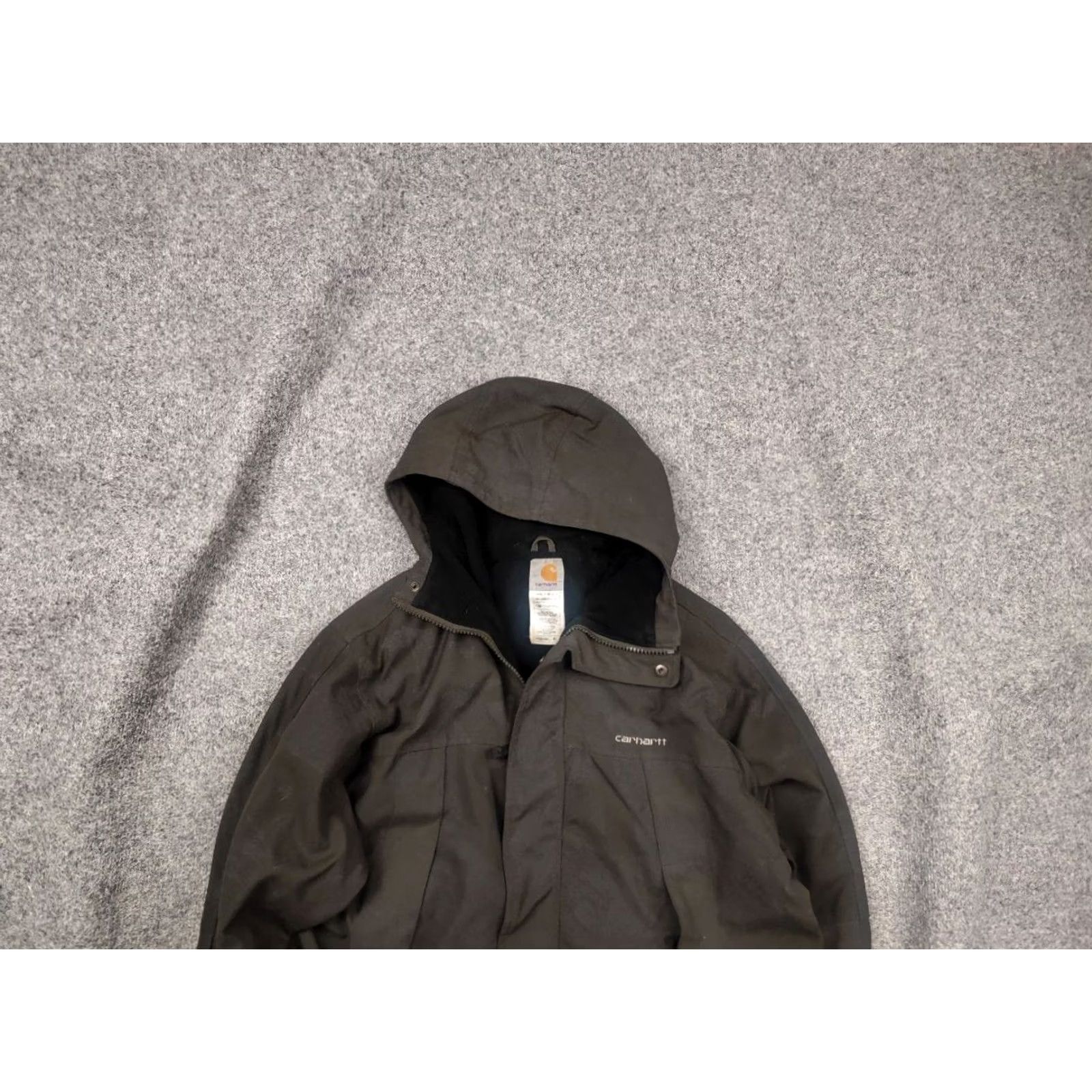 Carhartt VINTAGE Carhartt Camouflage Jacket Hoodie Pocket Zip Reflective Green For Men M Size US M / EU 48-50 / 2 - 2 Thumbnail
