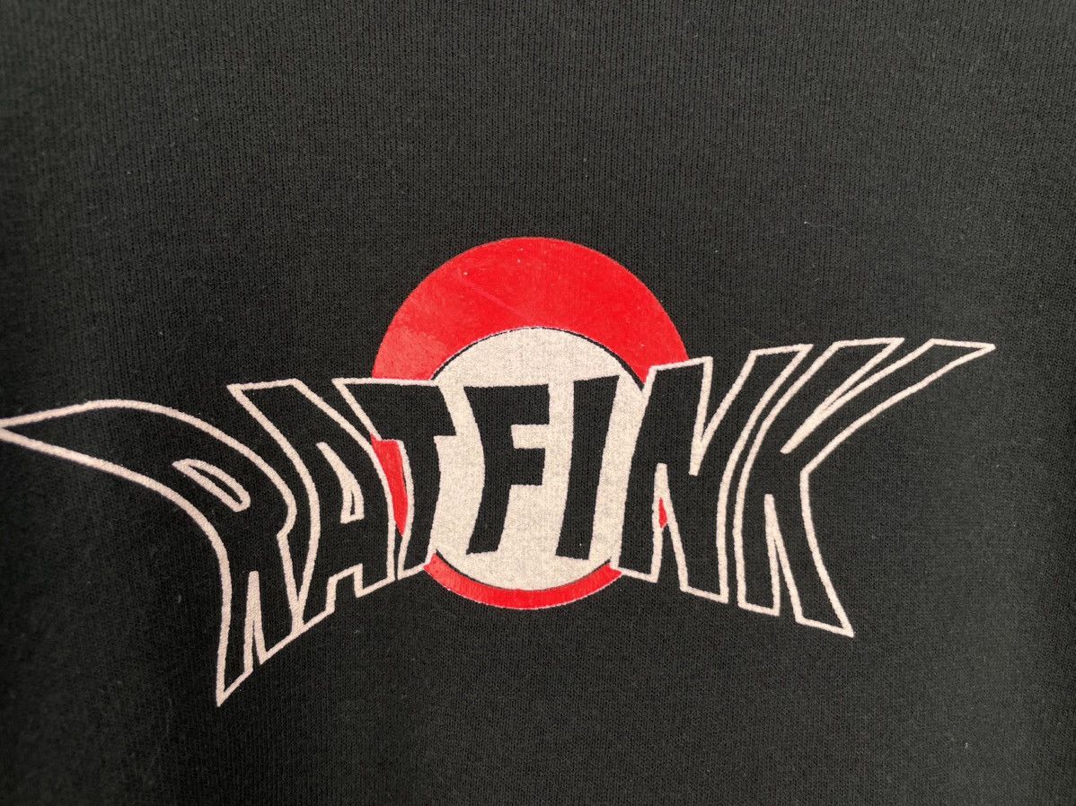 Vintage Vintage 90s Rat Fink Think Fast! Ed Roth design sweatshirt Size US L / EU 52-54 / 3 - 5 Thumbnail