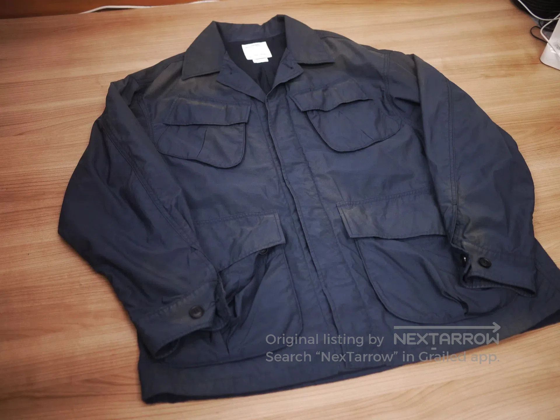 Visvim visvim tropical combat jacket in navy. Size US L / EU 52-54 / 3 - 2 Thumbnail