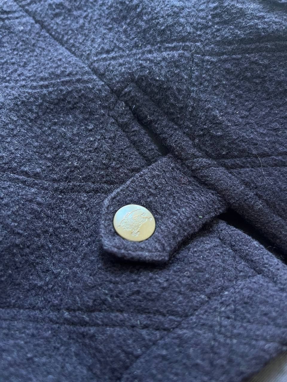 Burberry × Designer × Vintage Burberry london wool/lana mens coat jacket 90s Size US L / EU 52-54 / 3 - 6 Thumbnail