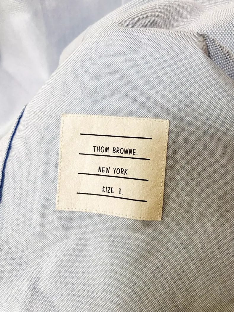 Thom Browne Thom Browne Sky blue cotton shirt Size US S / EU 44-46 / 1 - 4 Thumbnail