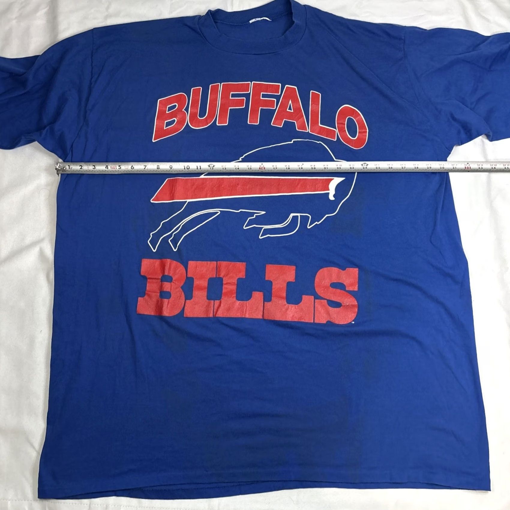 Vintage VINTAGE Buffalo Bills Oversized T-Shirt Sleep Shirt 4XL Blue Mens Graphic Bill 4XL Size US XXL / EU 58 / 5 - 4 Thumbnail