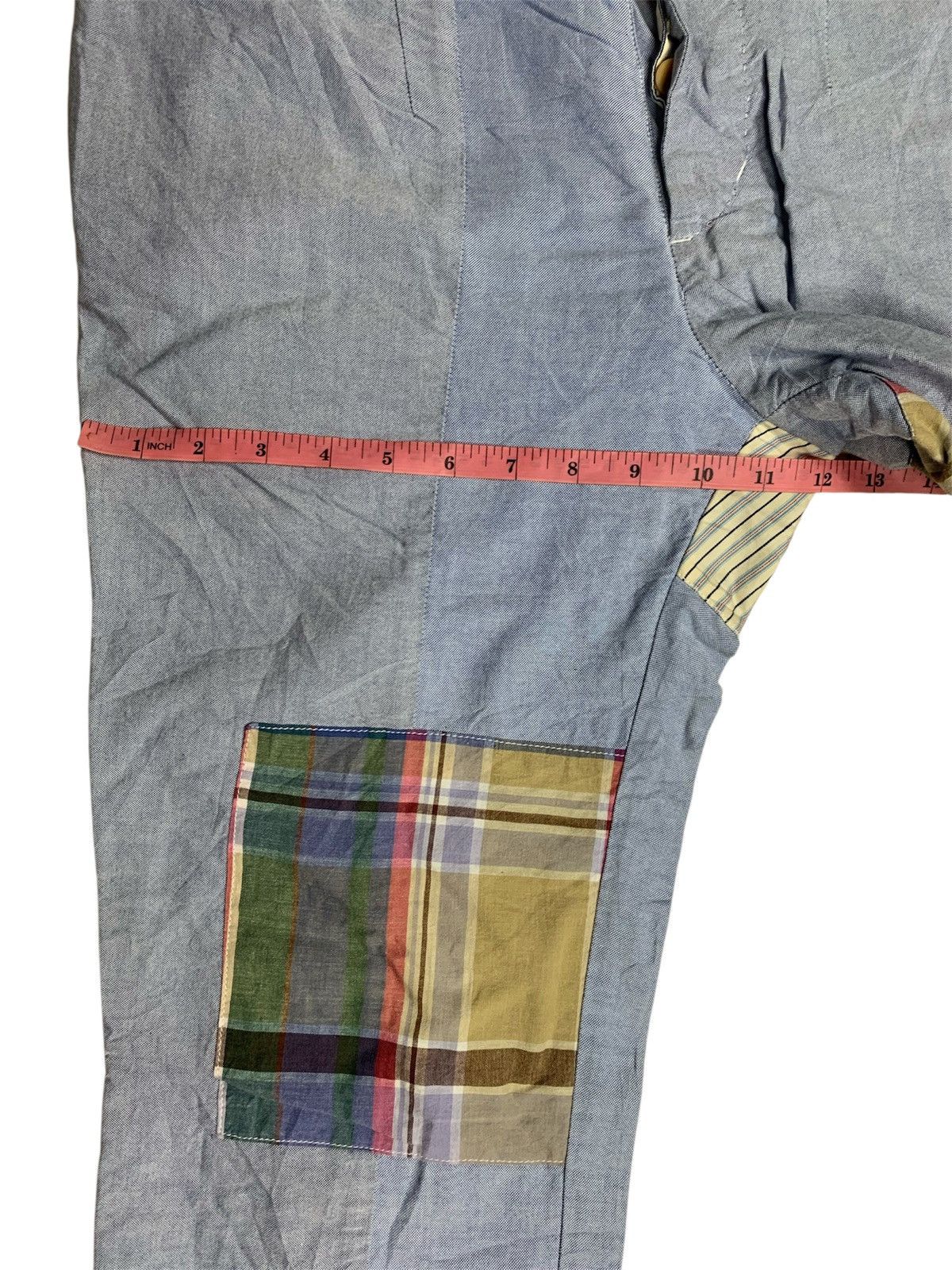 Japanese Brand Ciname Boro madras Plaid pacthwork Size US 32 / EU 48 - 6 Thumbnail