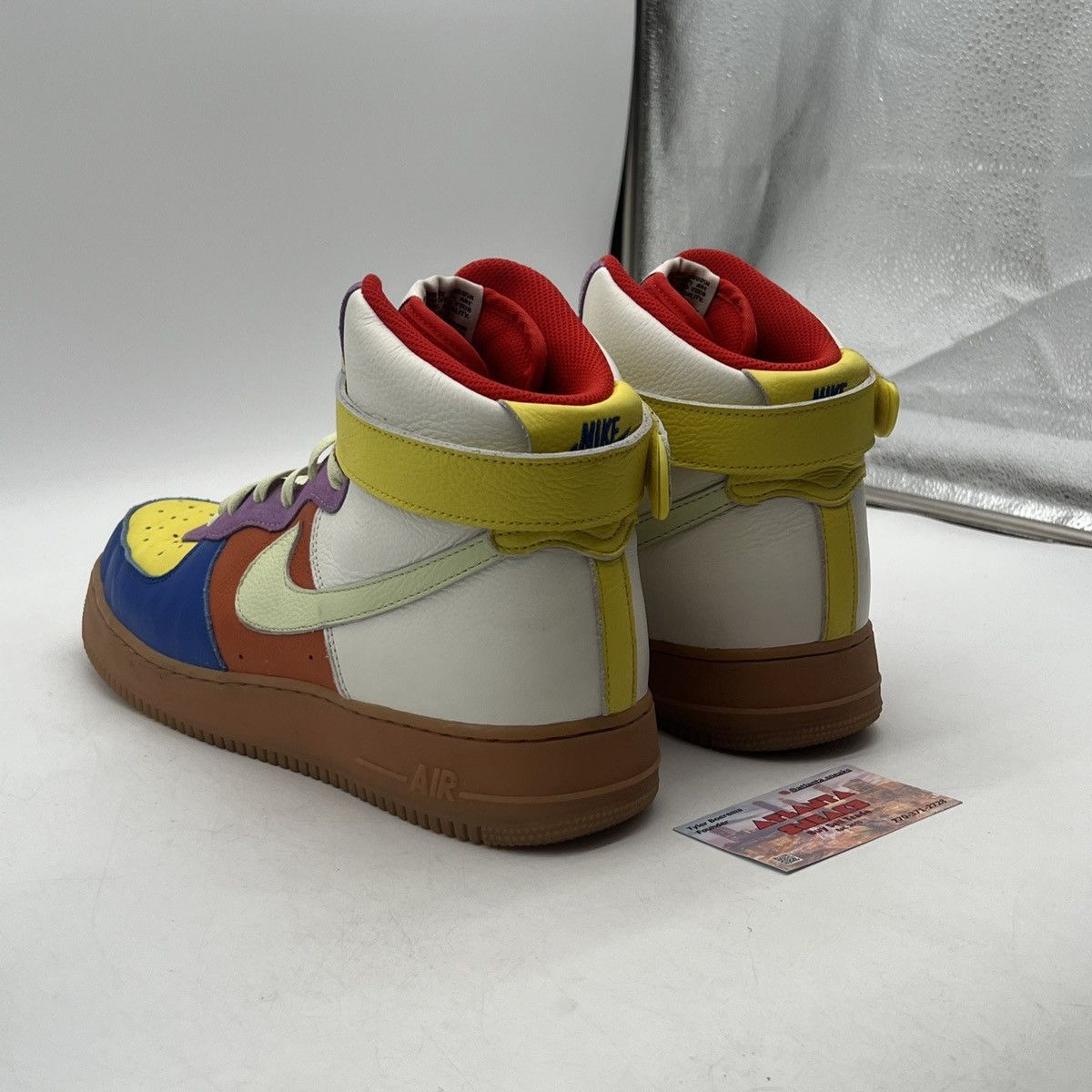 Nike Nike is Nike by you Air Force 1 high multi color Size US 13 / EU 46 - 4 Thumbnail