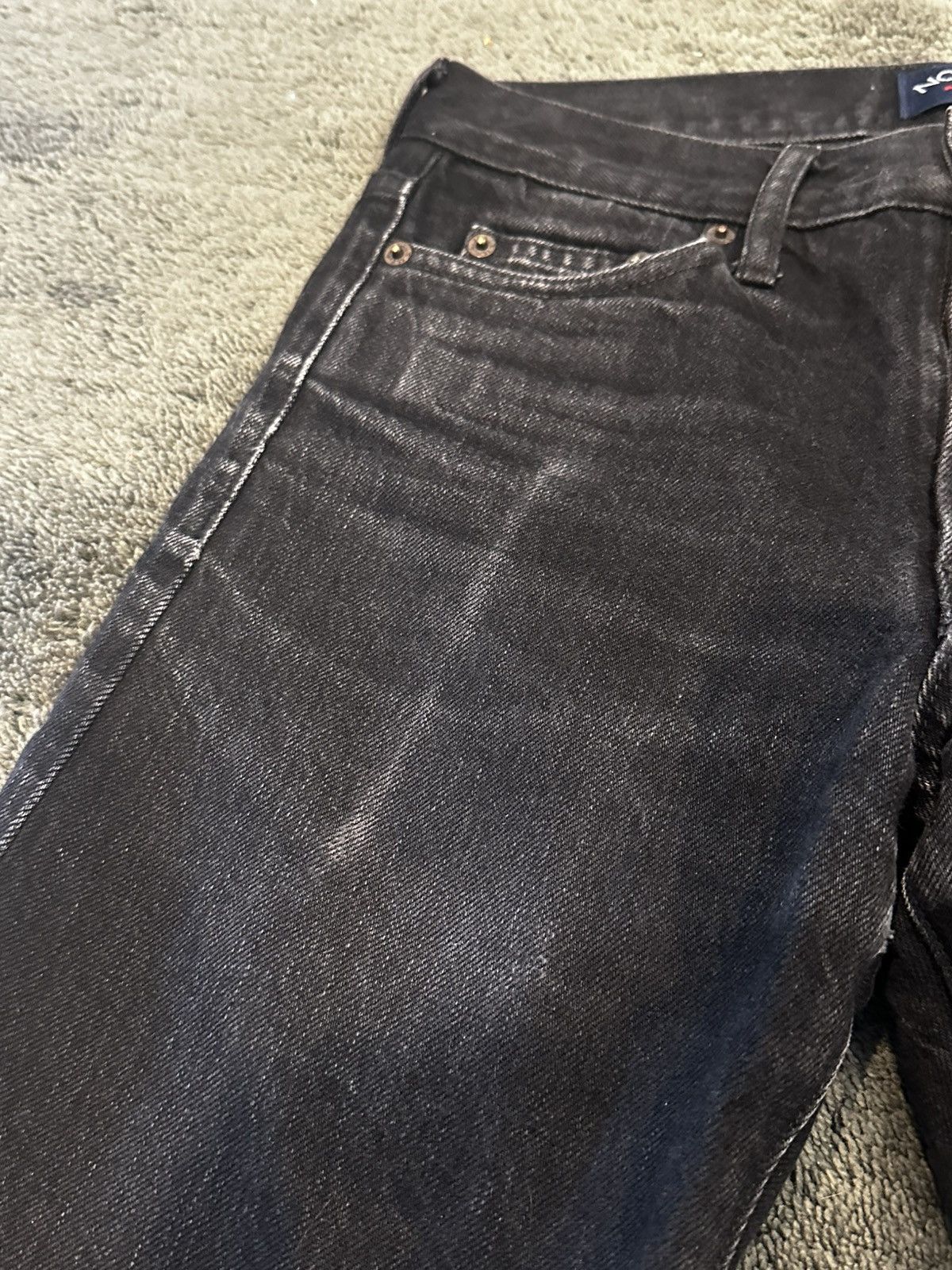 Noah Black Faded Noah Denim Pants “Perfectly worn in” Size US 28 / EU 44 - 7 Thumbnail