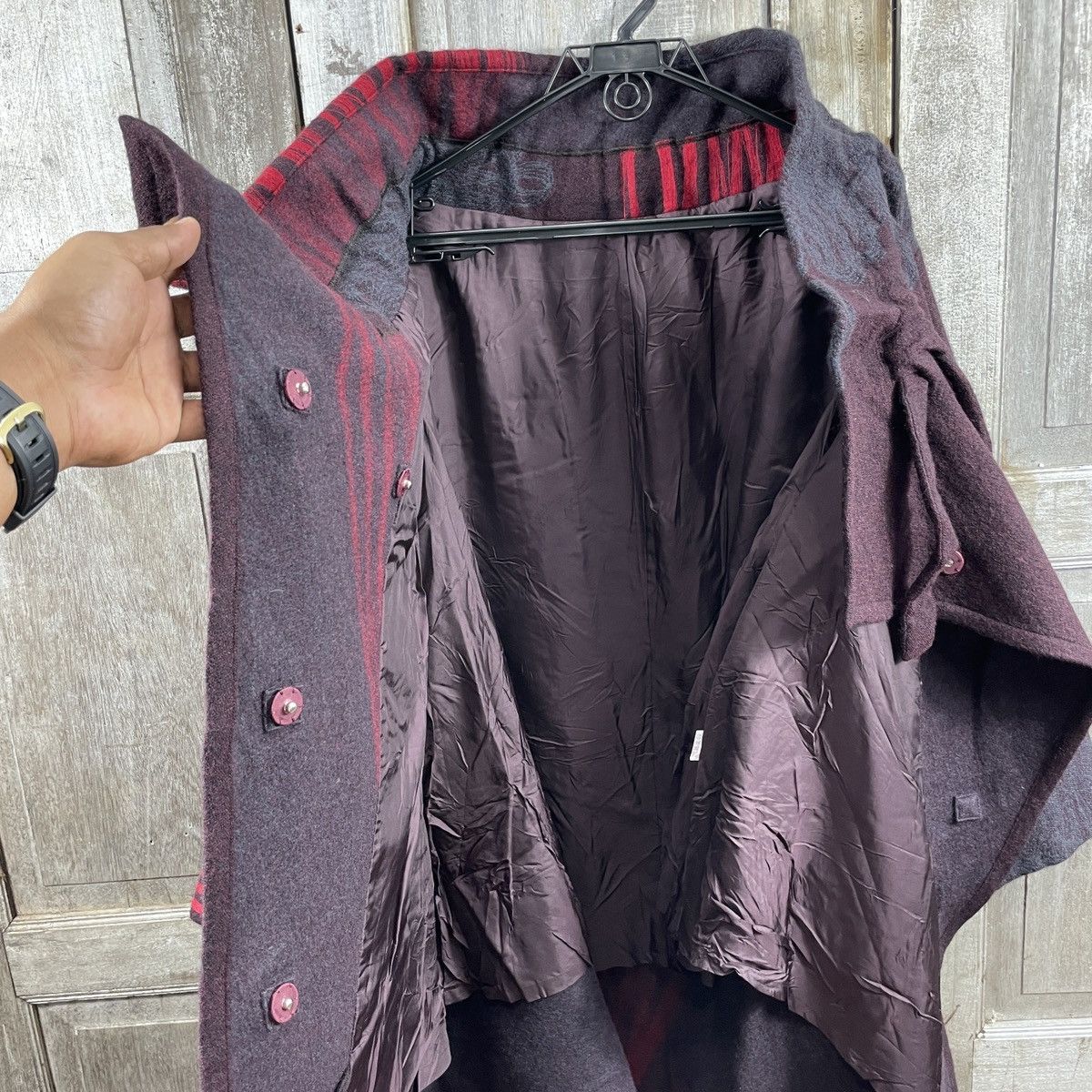 Japanese Brand × Vintage Vintage Japanese Brand Wool Fish Tail Style Jacket Size US L / EU 52-54 / 3 - 9 Thumbnail