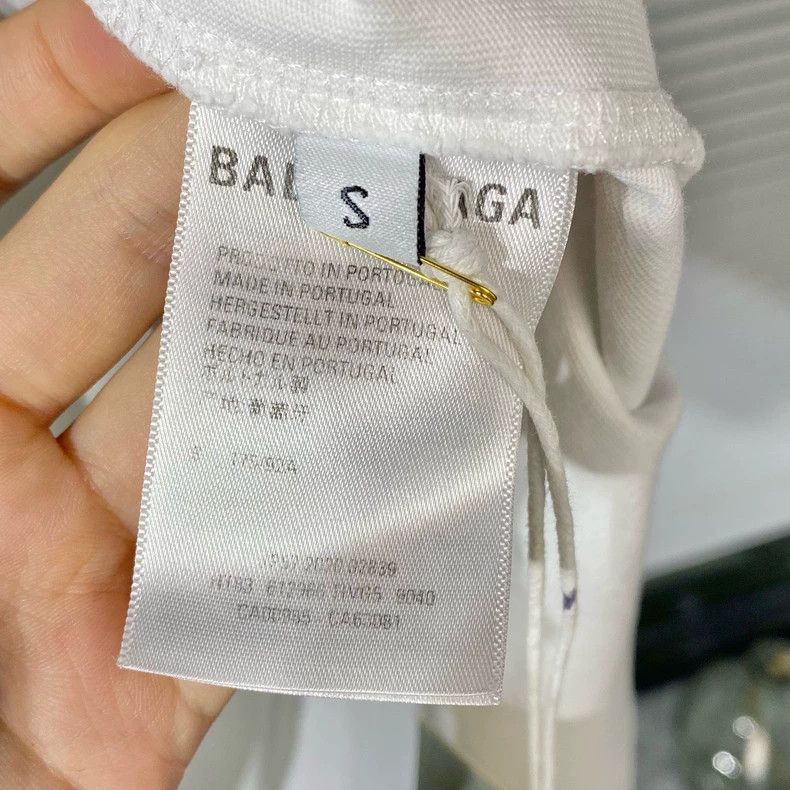 Balenciaga Balenciaga Letter print logo white short sleeves 2503-Nexta Size US S / EU 44-46 / 1 - 7 Thumbnail