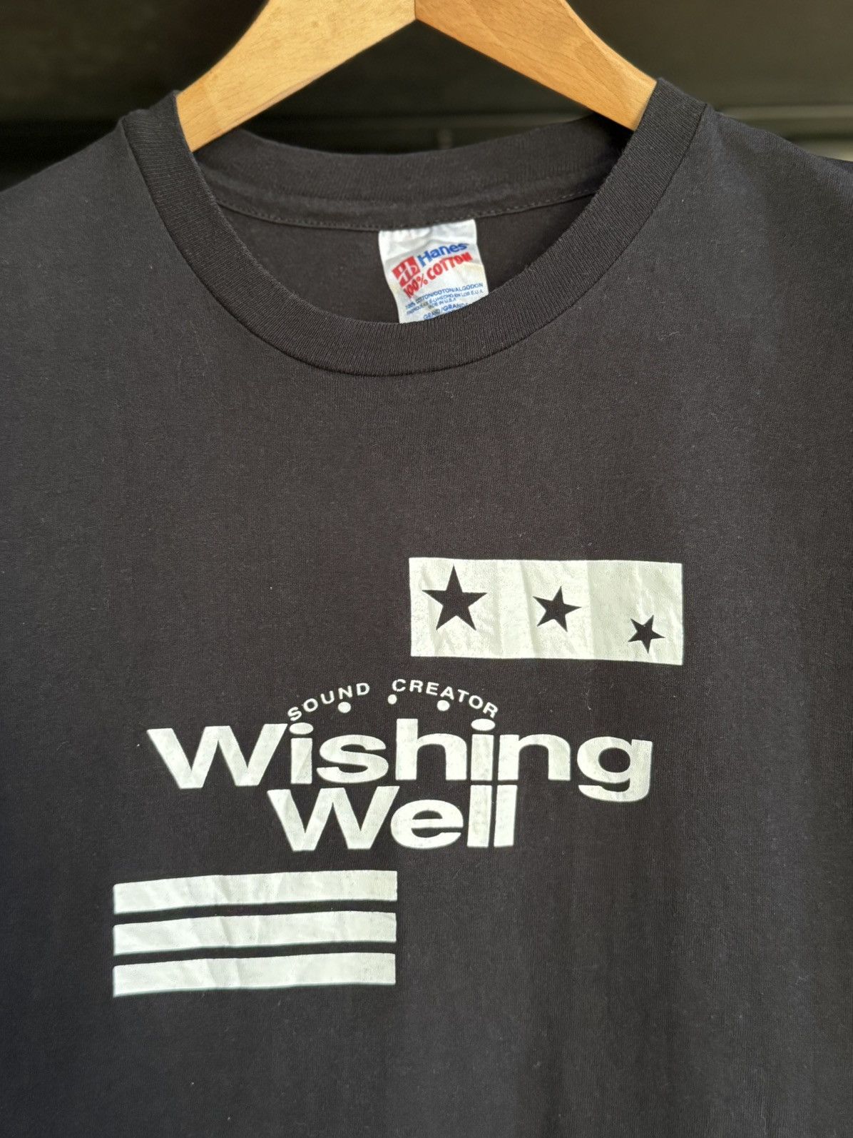Band Tees × Vintage Vintage 90s WISHING WELL Love In A Peaceful World Tee Size US L / EU 52-54 / 3 - 2 Thumbnail