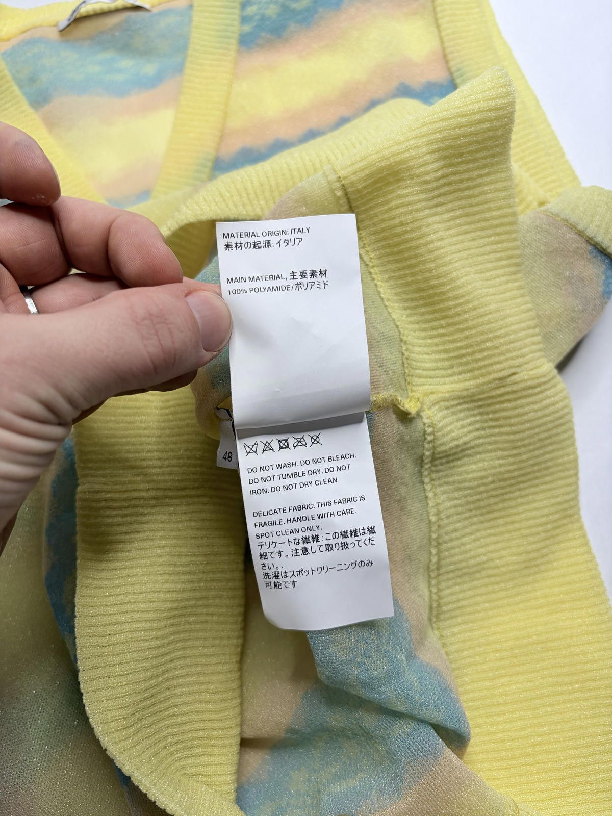 Our Legacy Our Legacy Knitted Vest Astral Yellow Argyle - Medium Size US M / EU 48-50 / 2 - 5 Thumbnail