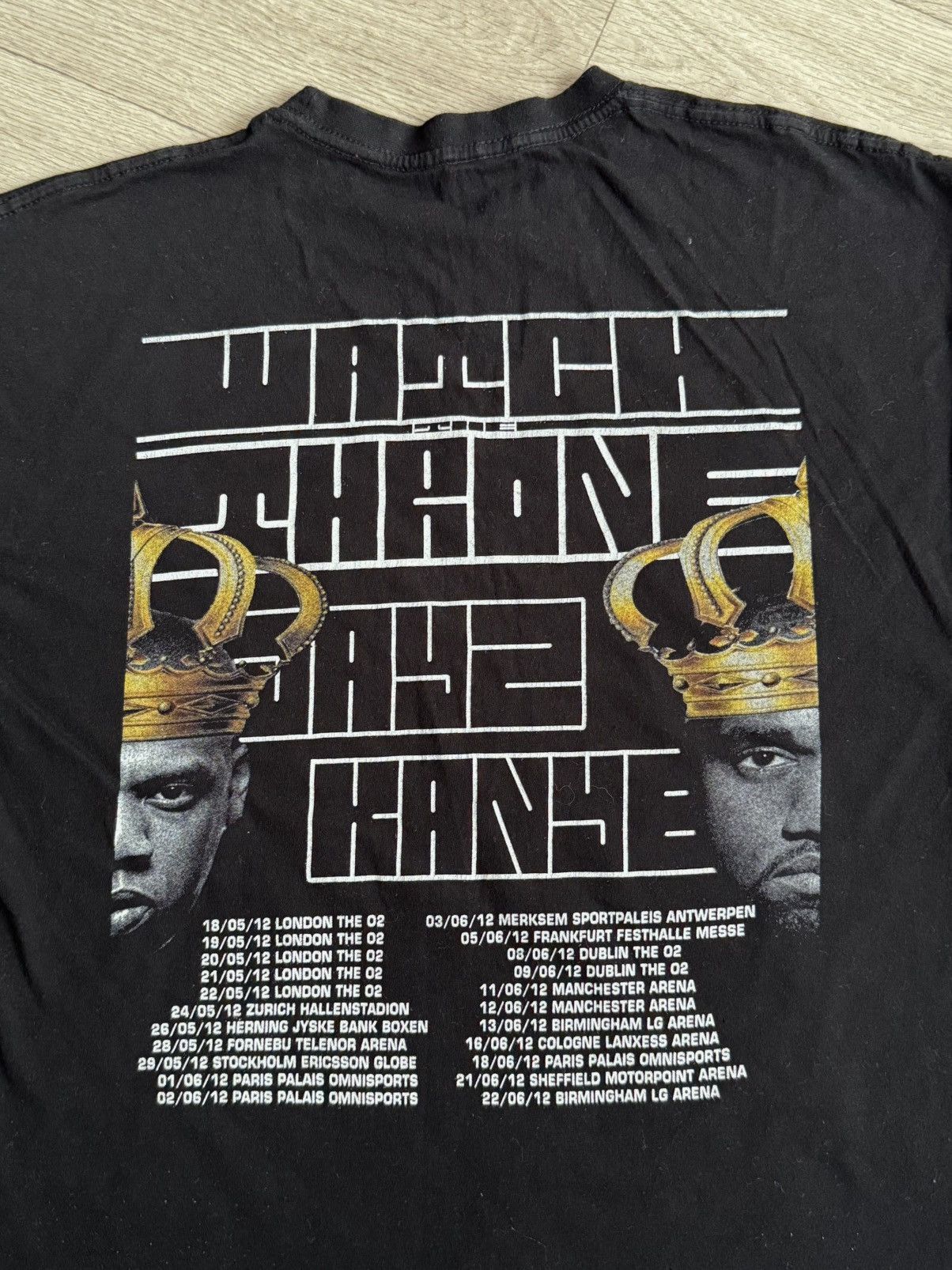 Band Tees 🔷Kanye West x Jay Z “Watch The Throne” Tour T-shirt🔷 Size US L / EU 52-54 / 3 - 4 Thumbnail