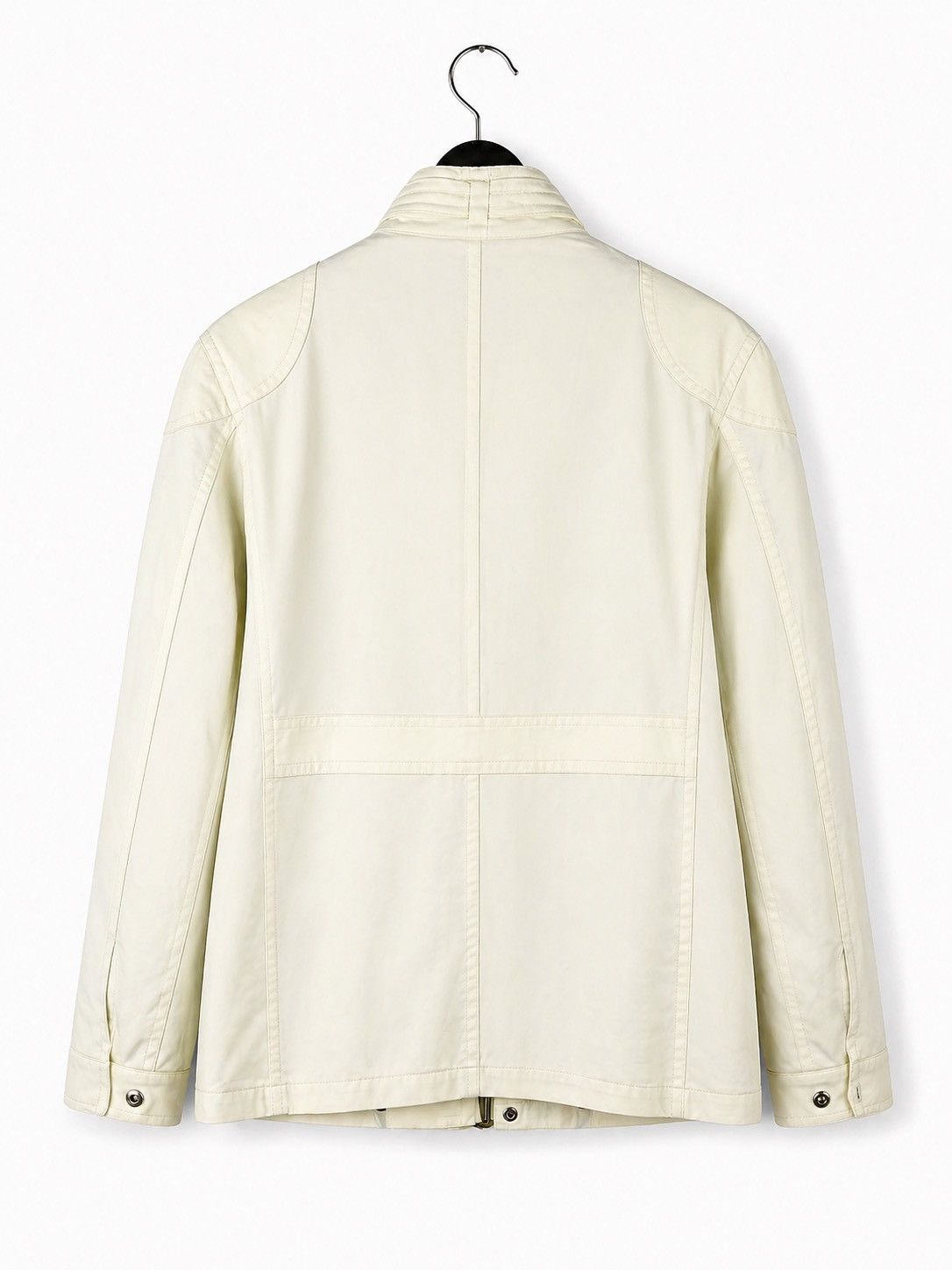 Japanese Brand Junmen Cream Utility Jacket Minimalist Japan Field Jacket Size L / US 10 / IT 46 - 2 Thumbnail