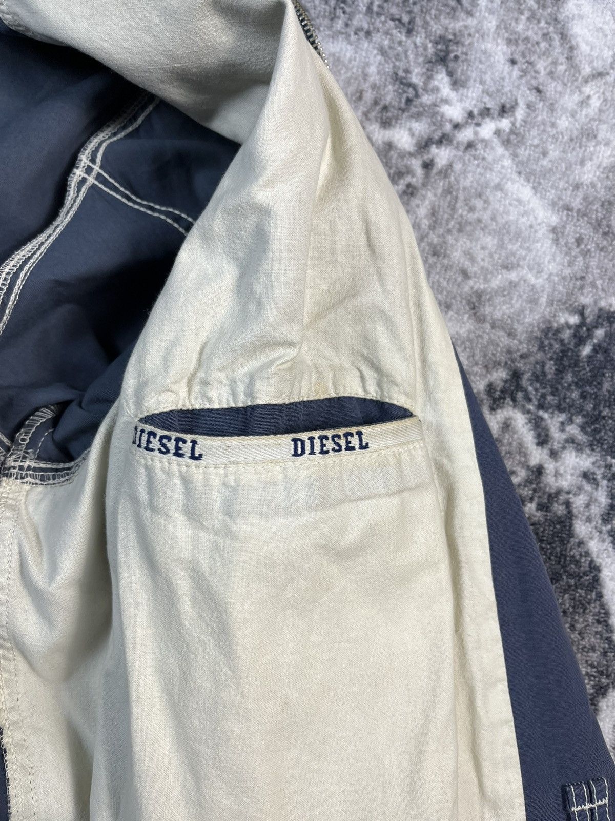 Diesel Vintage Diesel Distressed Faded Jacket Y2K Workwear Style Size US S / EU 44-46 / 1 - 14 Thumbnail