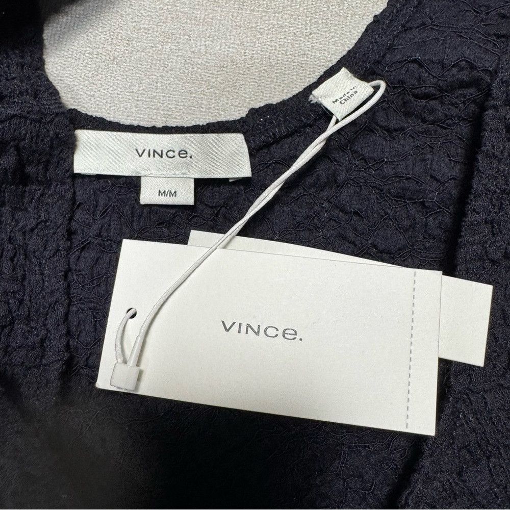 Vince NWT New $295 Vince Popcorn Textured Tank Dress in Coastal S Size M / US 6-8 / IT 42-44 - 7 Thumbnail