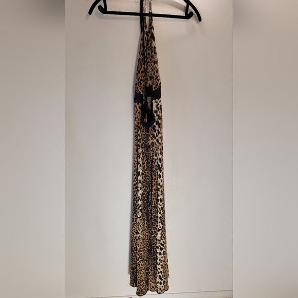 Other Vintage Baby Phat Leopard Print Halter Maxi Dress - L Size L / US 10 / IT 46 - 4 Thumbnail