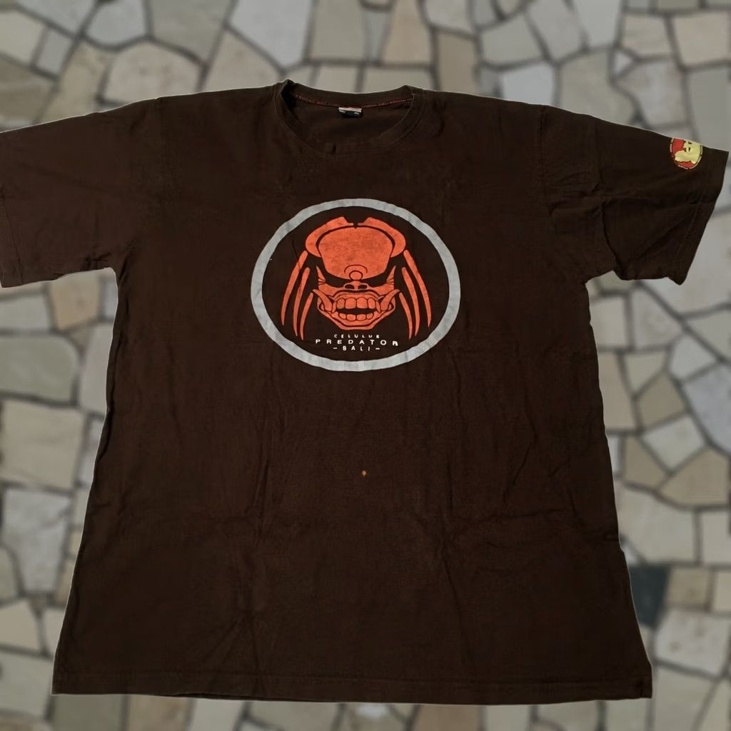 Vintage VINTAGE Bali Blast Skull predator T-Shirt Size 2XL brown 90s Unisex Adults Size US XXL / EU 58 / 5 - 1 Thumbnail