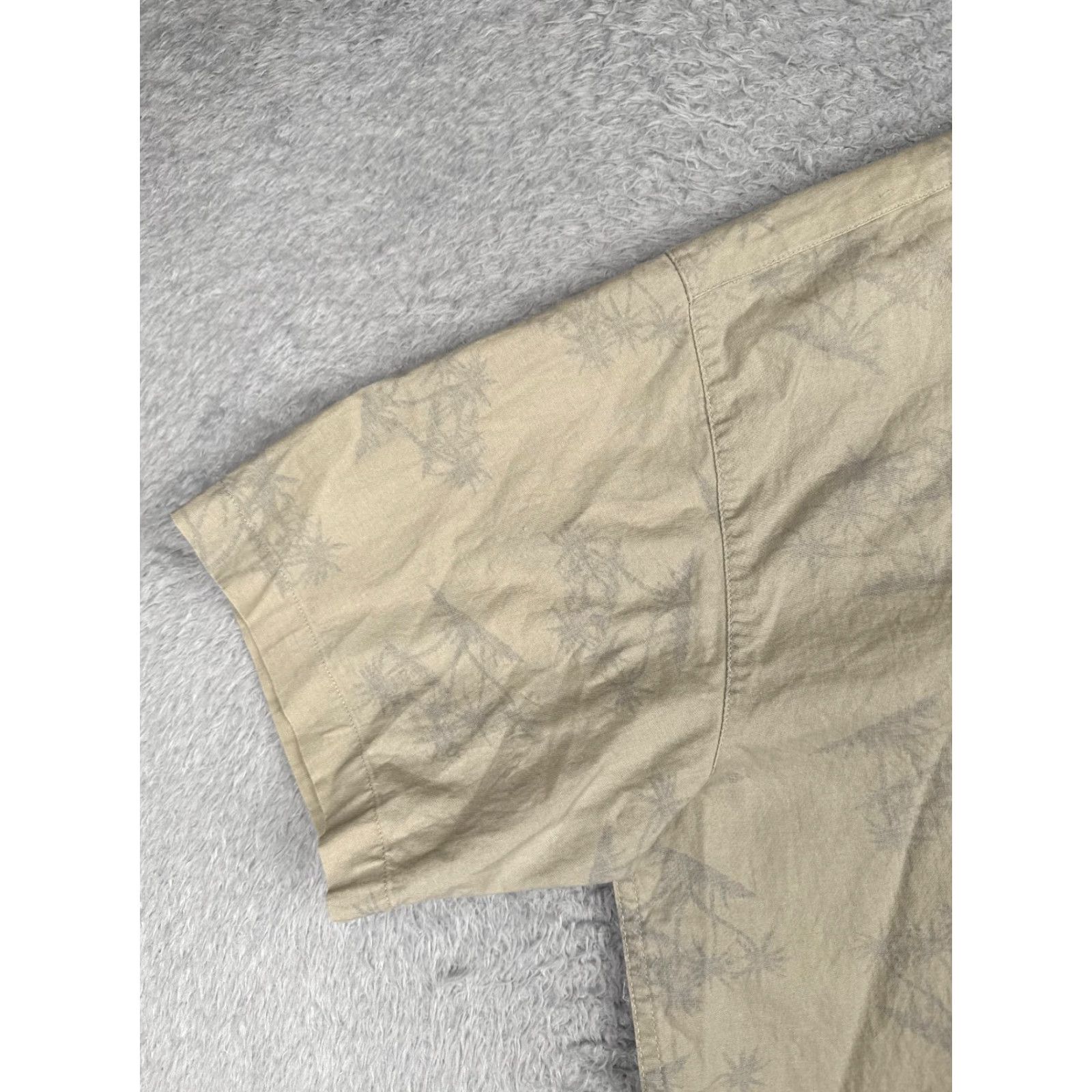 Vintage VINTAGE World Island Shirt Men XL Beige Palm Tree Button Hawaiian 100% Cotton Size US XL / EU 56 / 4 - 3 Thumbnail