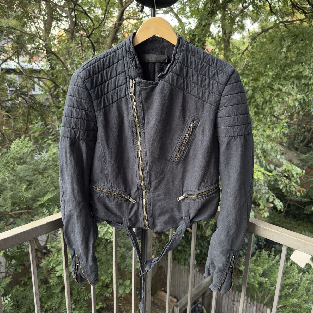 Haider Ackermann Haider Ackermann SS17 Structural Biker Moto Jacket Size US S / EU 44-46 / 1 - 1 Thumbnail