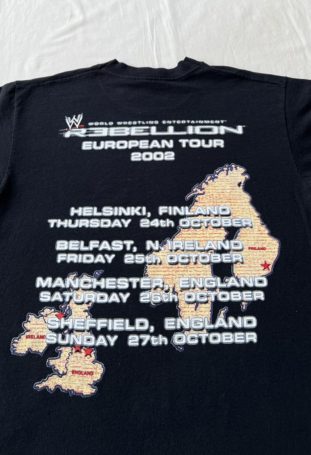 WWE Vintage 2002 Brock Lesnar Rebellion Tour WWE T-shirt Size US S / EU 44-46 / 1 - 10 Thumbnail