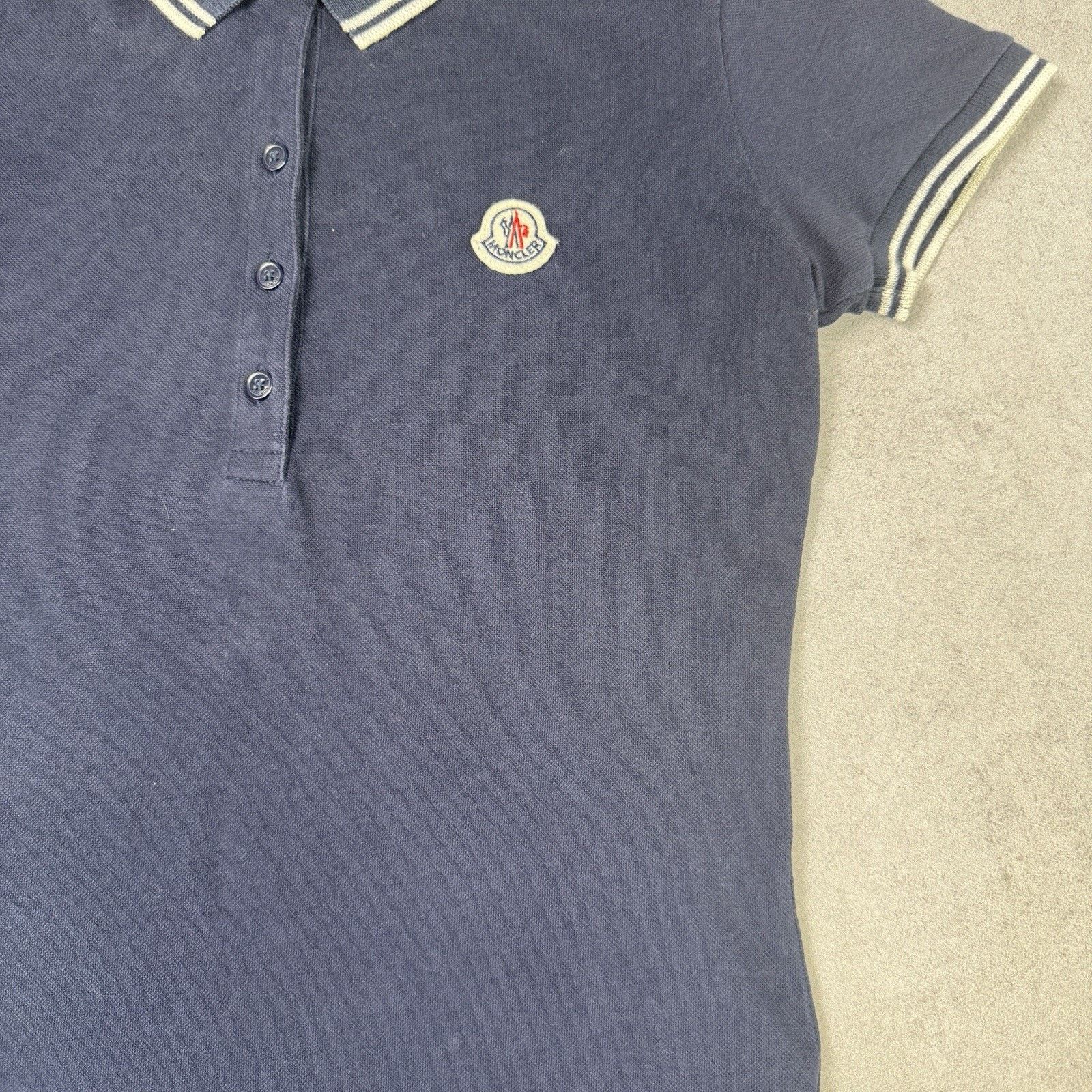 Moncler Moncler Polo T Shirt Blue Size s Size S / US 4 / IT 40 - 8 Thumbnail