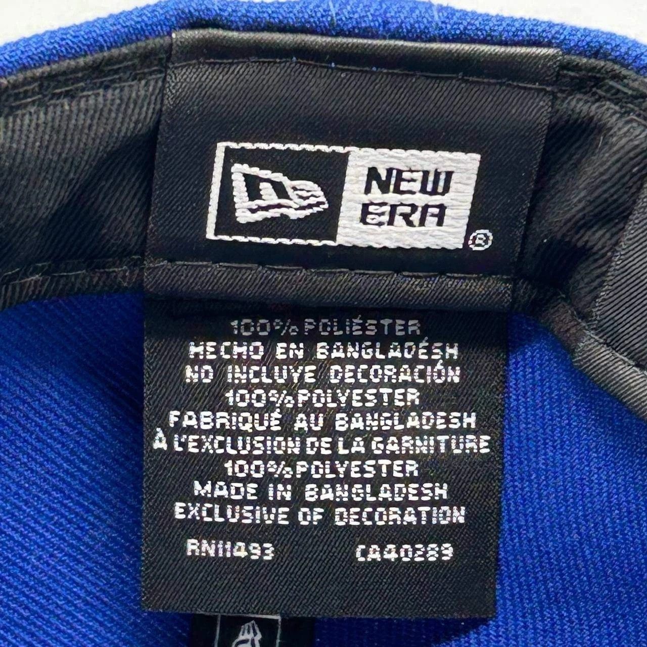 New Era Puerto Rico Flag Hat Men 7 1/4 Blue Gray MLB Fitted Cap Size ONE SIZE - 5 Thumbnail