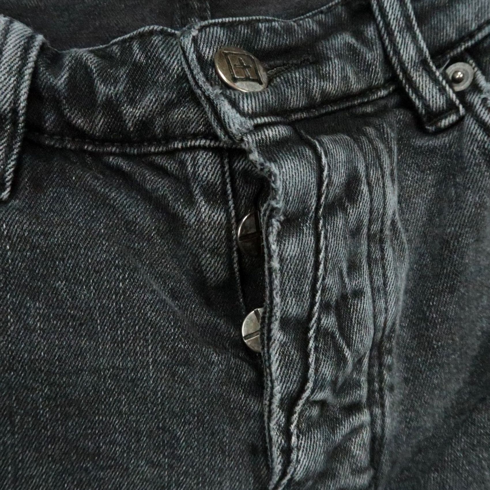 Ksubi KSUBI Jeans Mens 30x27 Black Van Winkle Distressed Slim 5-Pocket Denim Straight Ready to Wear Mens Size US 30 / EU 46 - 3 Thumbnail