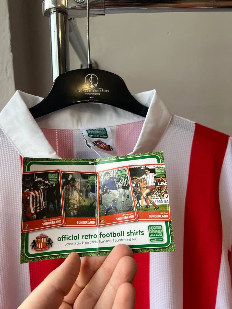 Vintage NEW! 1997/99 SUNDERLAND RETRO REMAKE HOME SOCCER JERSEY XL Size US XL / EU 56 / 4 - 9 Thumbnail