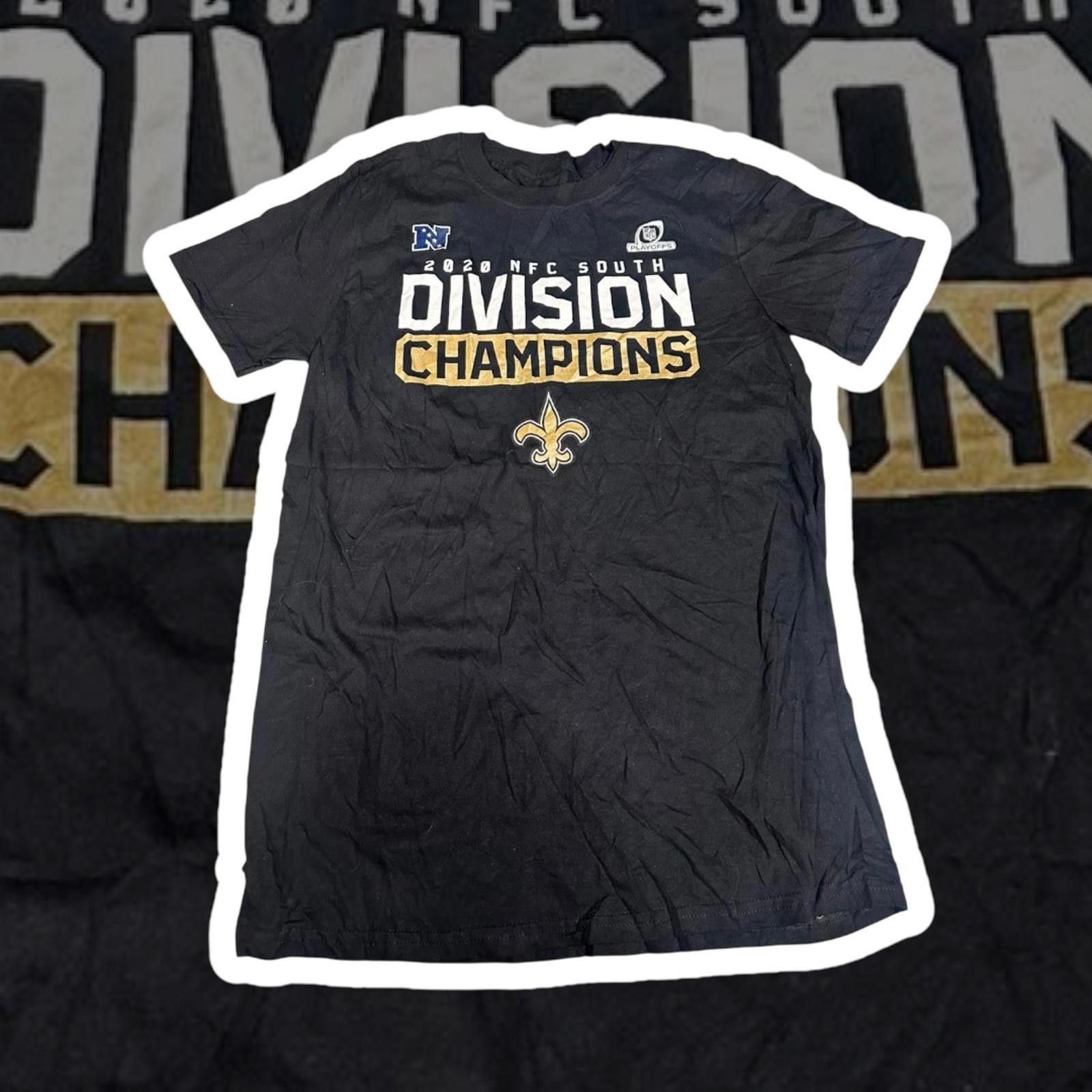 Designer New Orleans Saints 2020 NFC South Division Champions T-Shirt Size US M / EU 48-50 / 2 - 1 Thumbnail