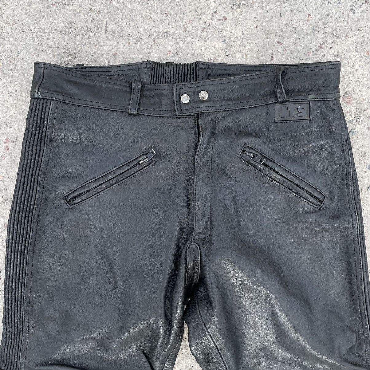 Vintage Vintage Moto Leather Pants 38 Size 90s Y2K USA Japanese Hype Size US 38 / EU 54 - 4 Thumbnail