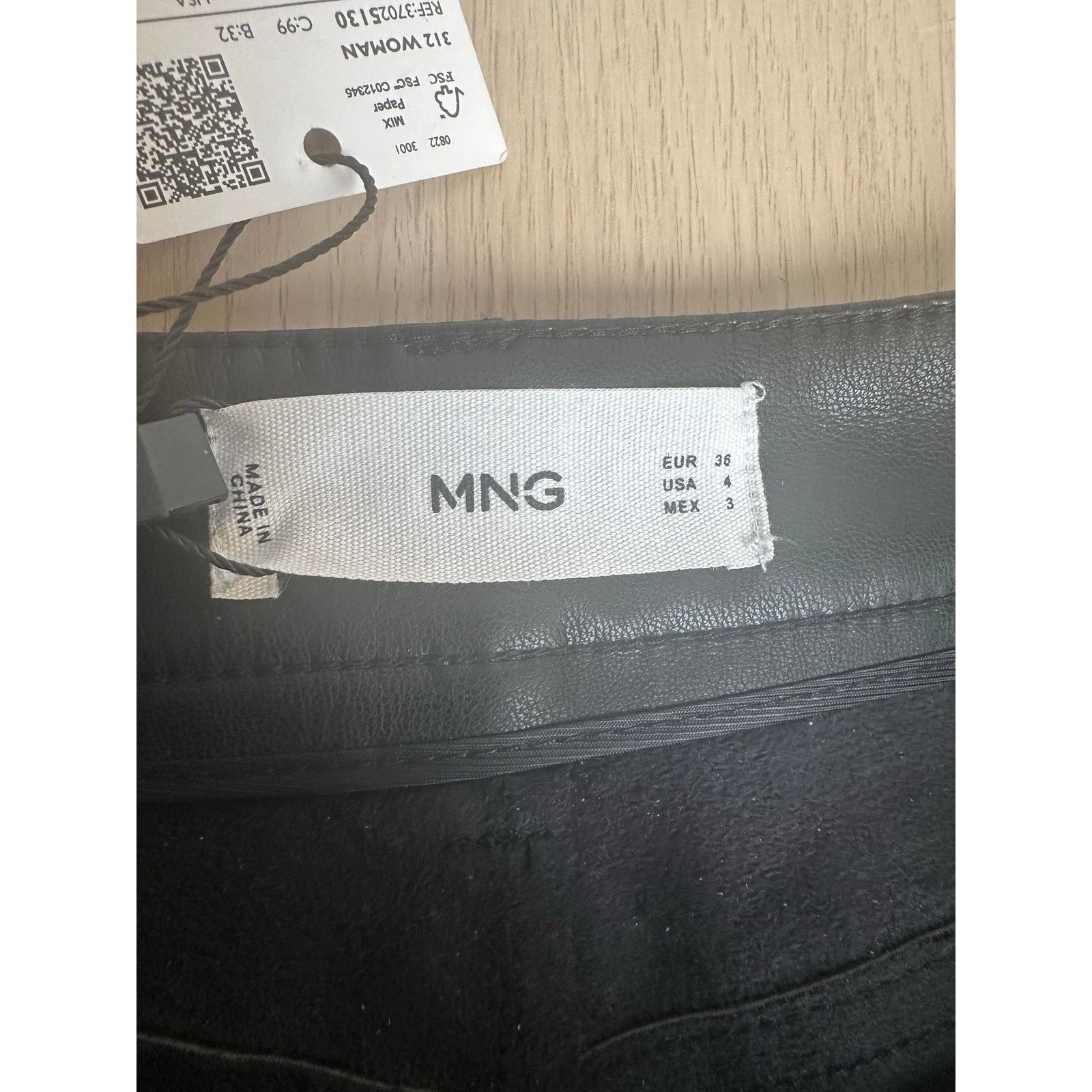 Mango Mango Black Straight Leather Pants - Size 4 - NEW Size 27" / US 4 / IT 40 - 5 Thumbnail