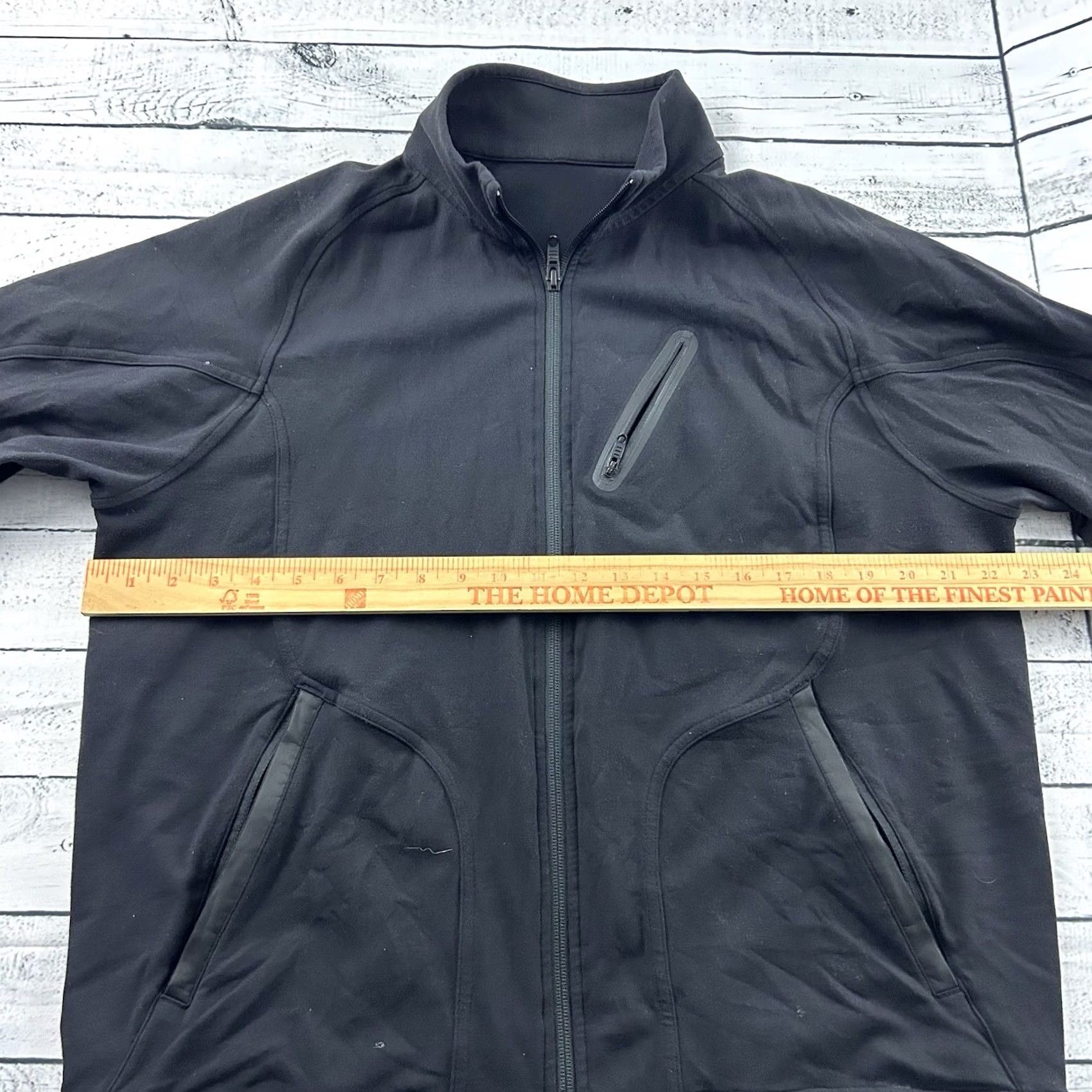 Lululemon Lululemon Full Zip Athletic Jacket Men XL Black Size US XL / EU 56 / 4 - 3 Thumbnail