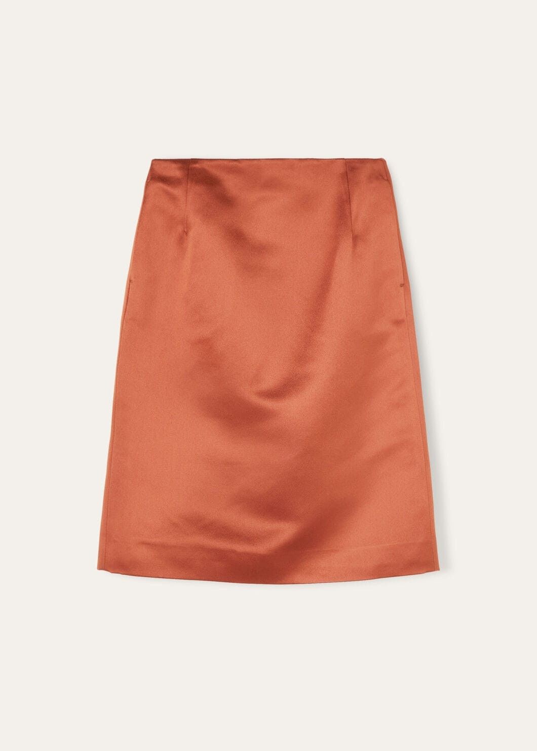 Loro Piana o1srvl11e0825 FAO4012 Silvia Midi Skirt in Orange Size 30" / US 8 / IT 44 - 1 Thumbnail