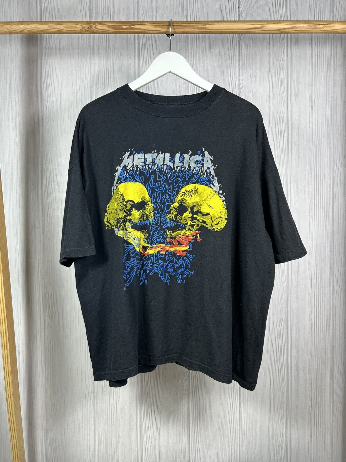 Band Tees Rare Vintage 90s Metallica Sad But True Band T-Shirt Boxy Size US XL / EU 56 / 4 - 1 Thumbnail