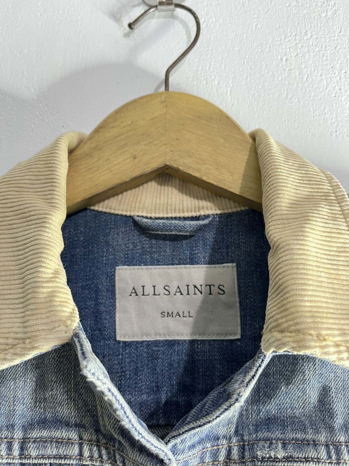 Allsaints Allsaints denim destroyed boro style trucker jeans Size US S / EU 44-46 / 1 - 6 Thumbnail