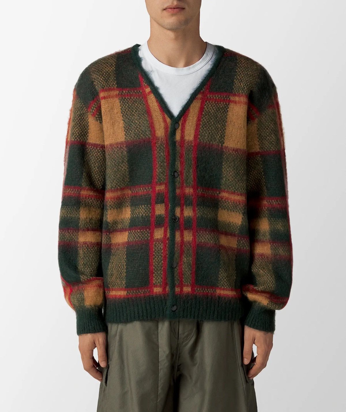 Needles Needles Green Tartan Cardigan Size US L / EU 52-54 / 3 - 2 Thumbnail