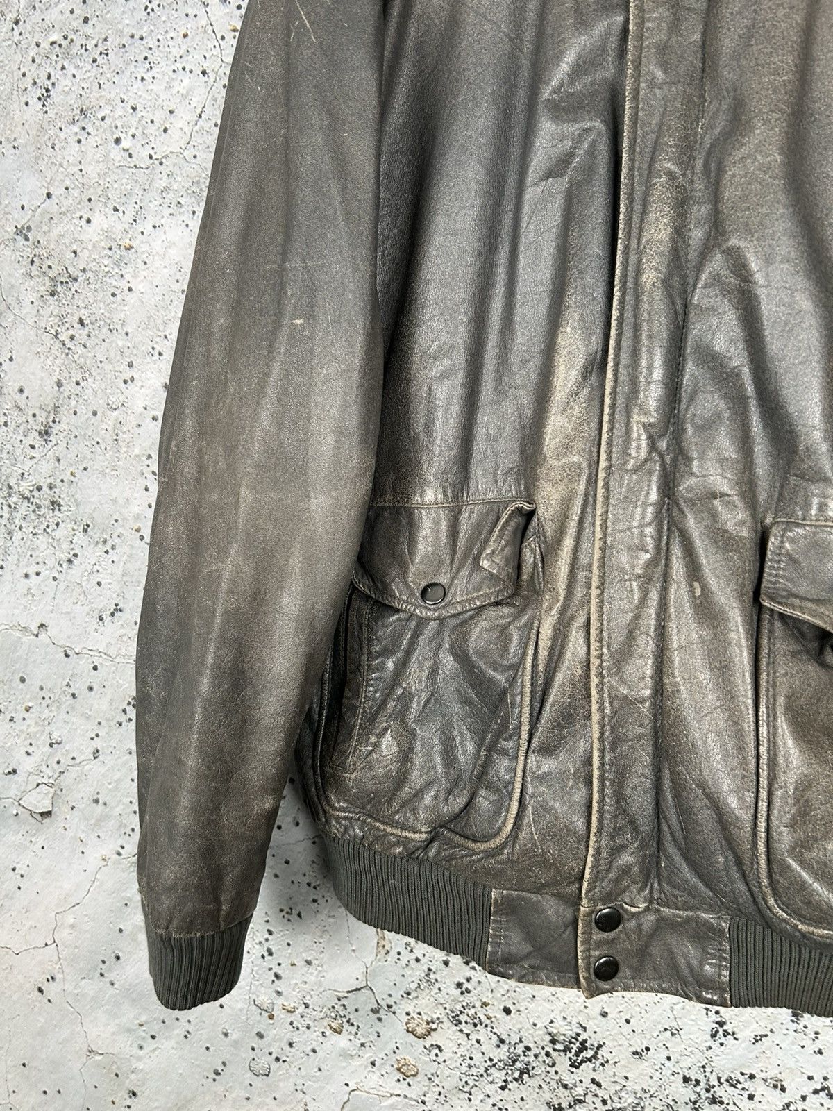 Genuine Leather Vintage Genuine Leather Jacket Avant Garde Archive Grunge Size US M / EU 48-50 / 2 - 5 Thumbnail